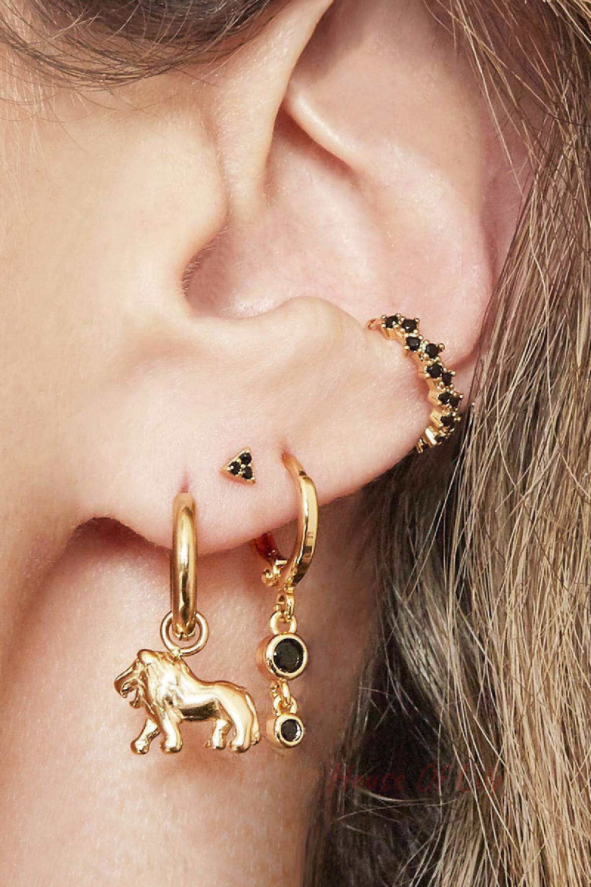 Earcuff Lola Gold Color Copper