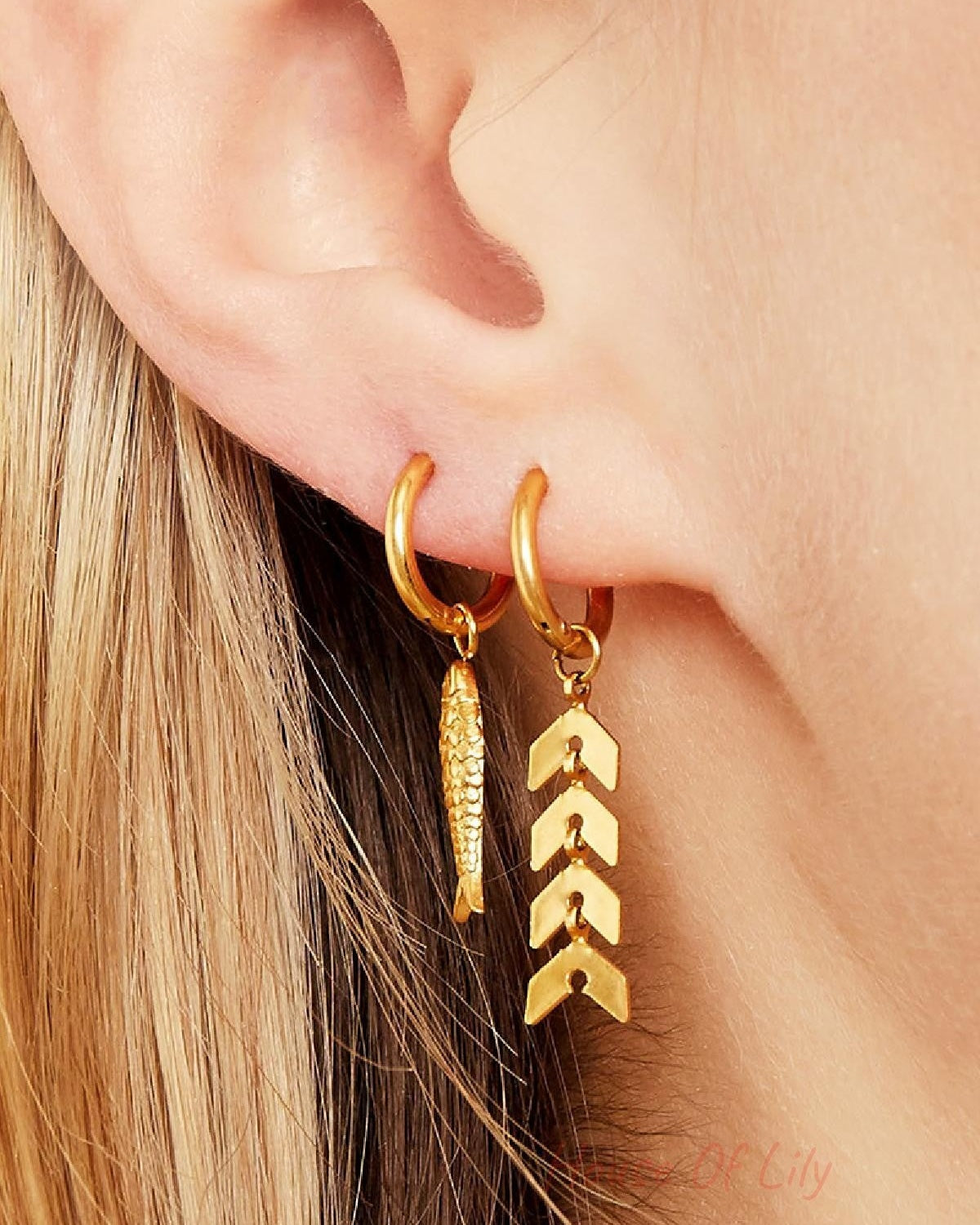 Fishy Stainless Steel Earrings