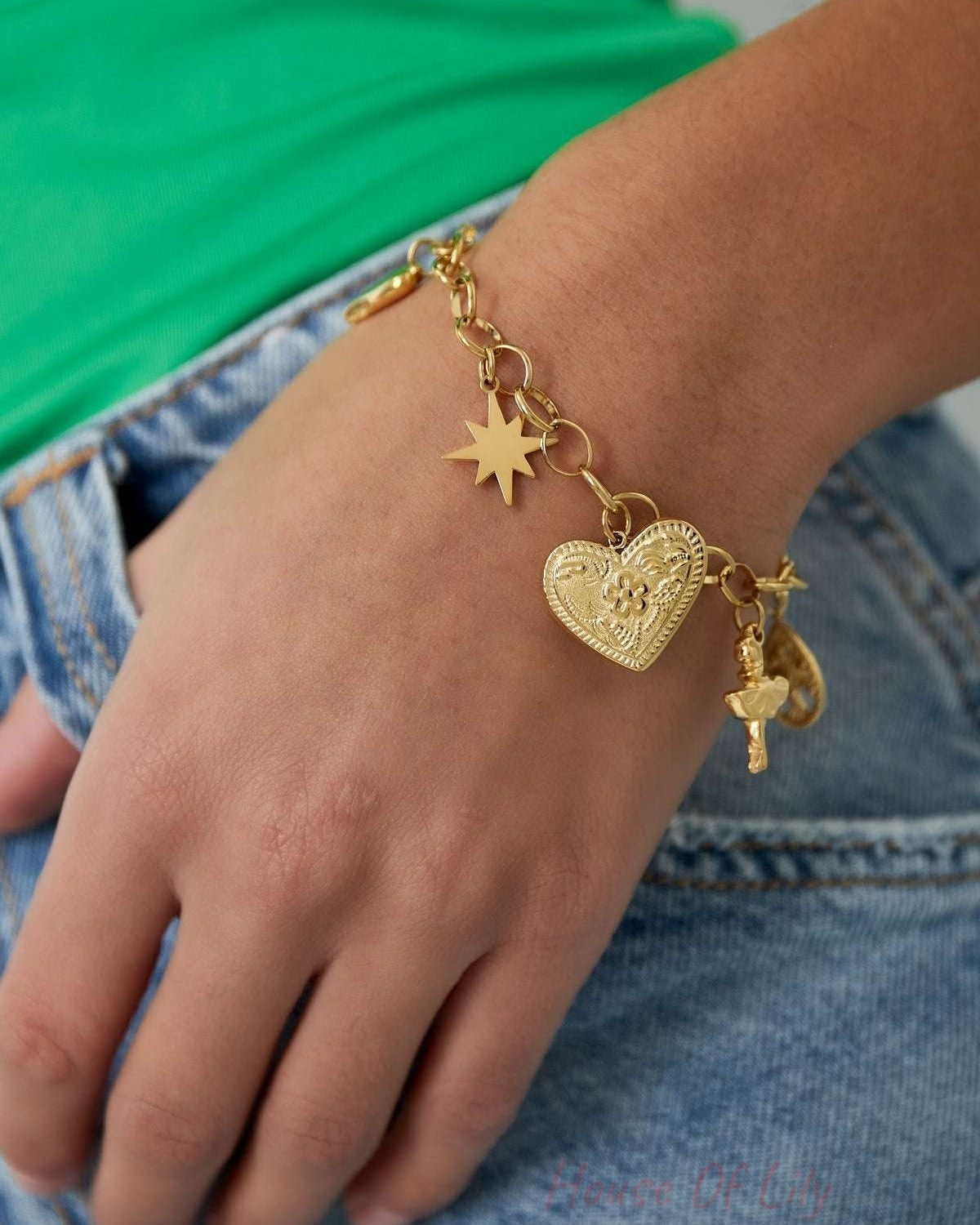 heartfelt sparkle bracelet
