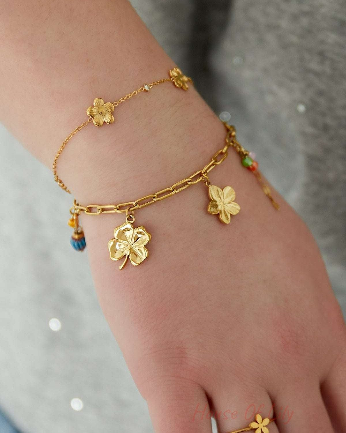 floral bracelet