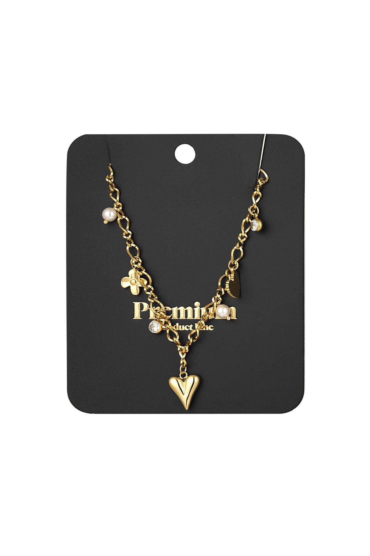 sparkling love necklace