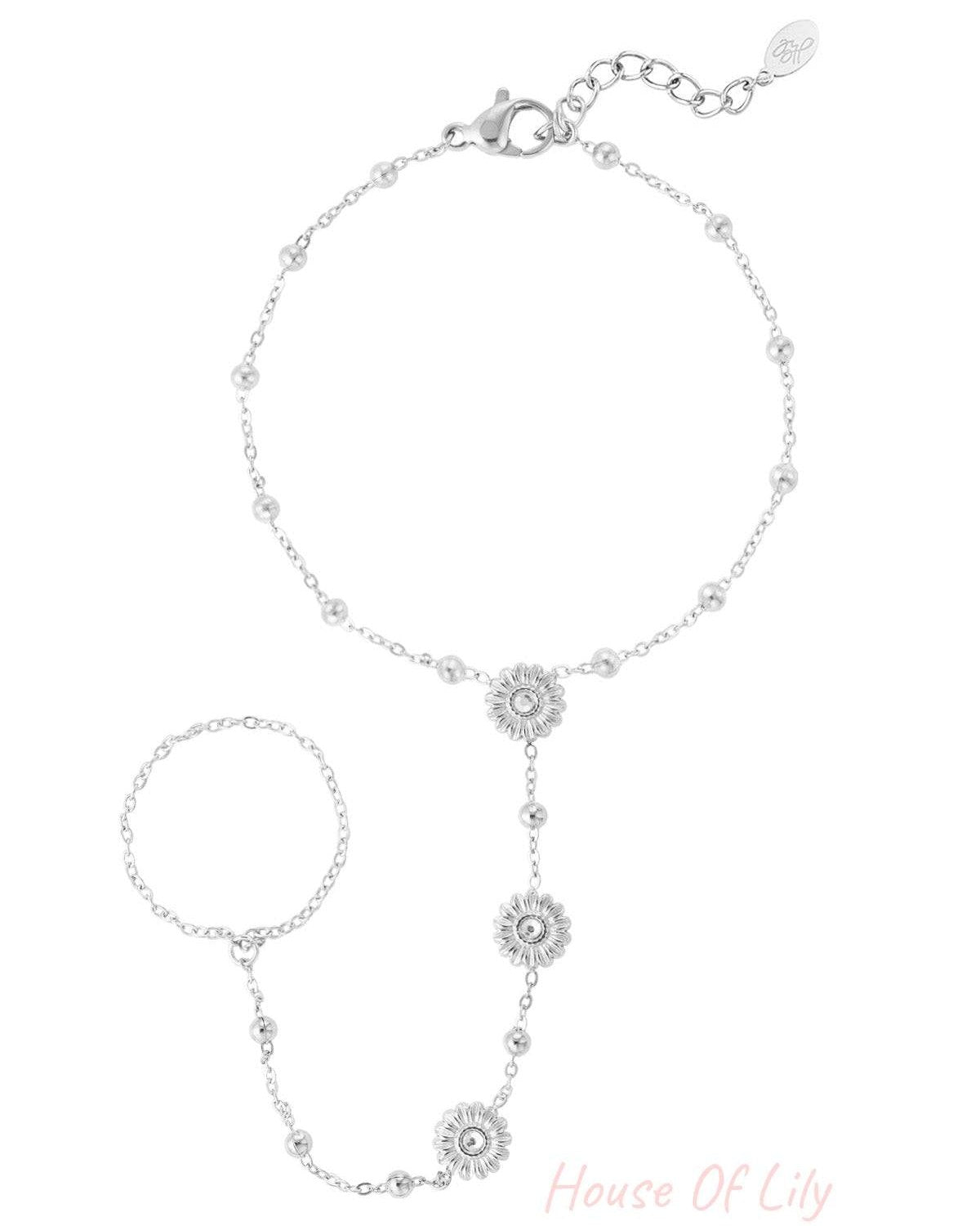 bracelet floral finesse