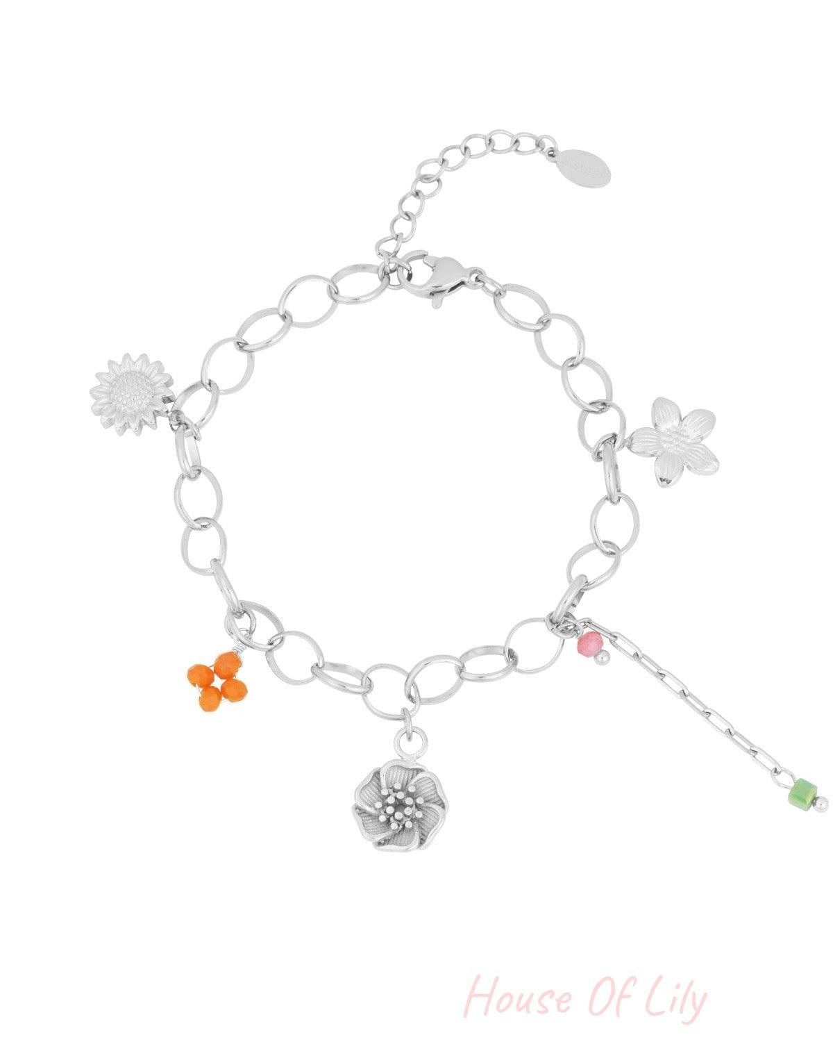 charm bracelet flower dash