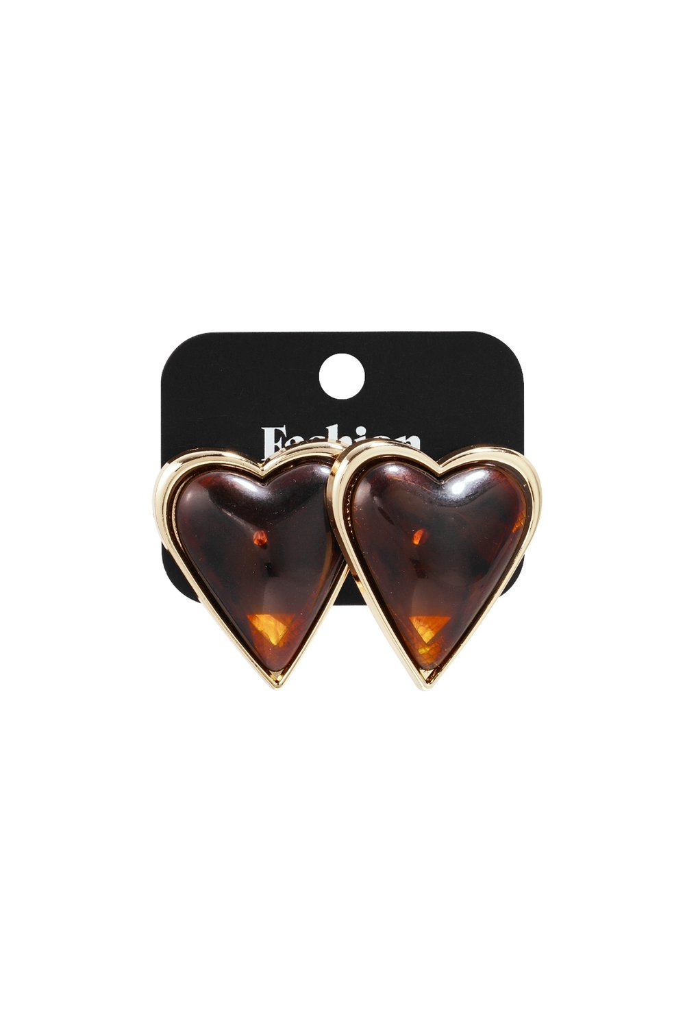 Retro Heart Stud Earrings