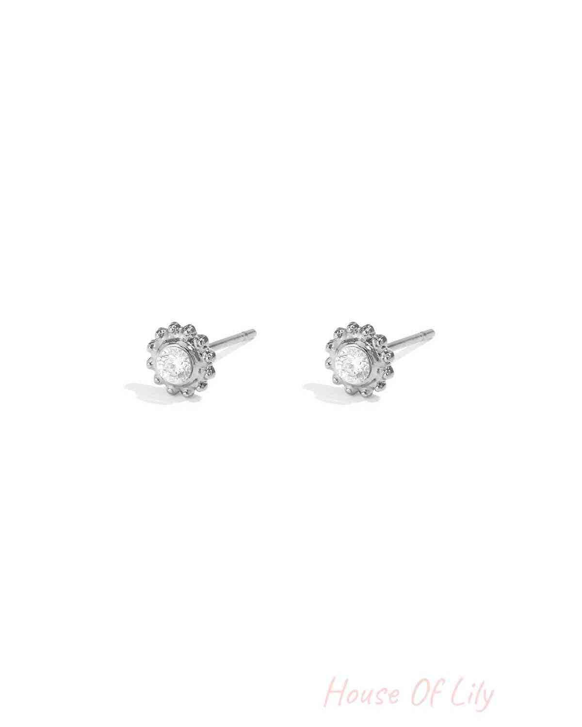 ear studs moon