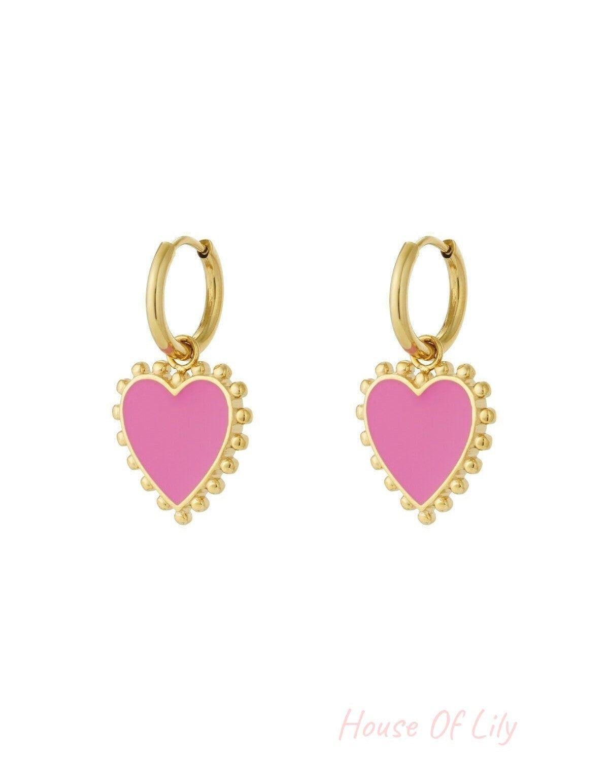 Funky Heart Earrings