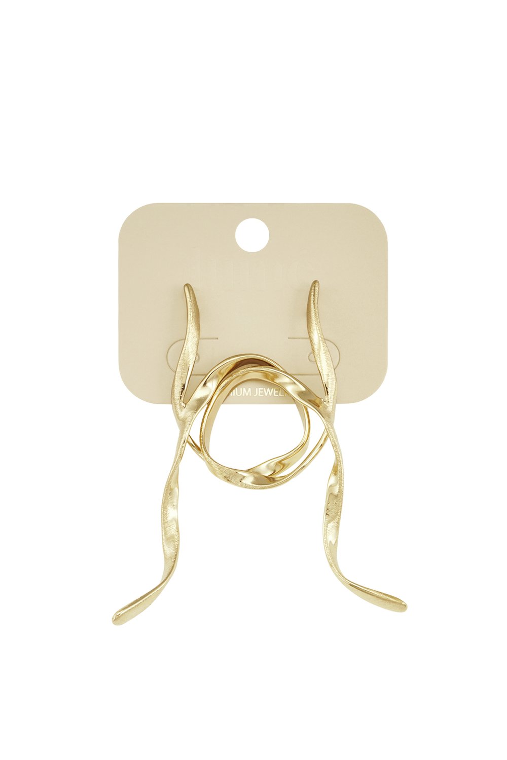 Twist Loop Statement Earrings