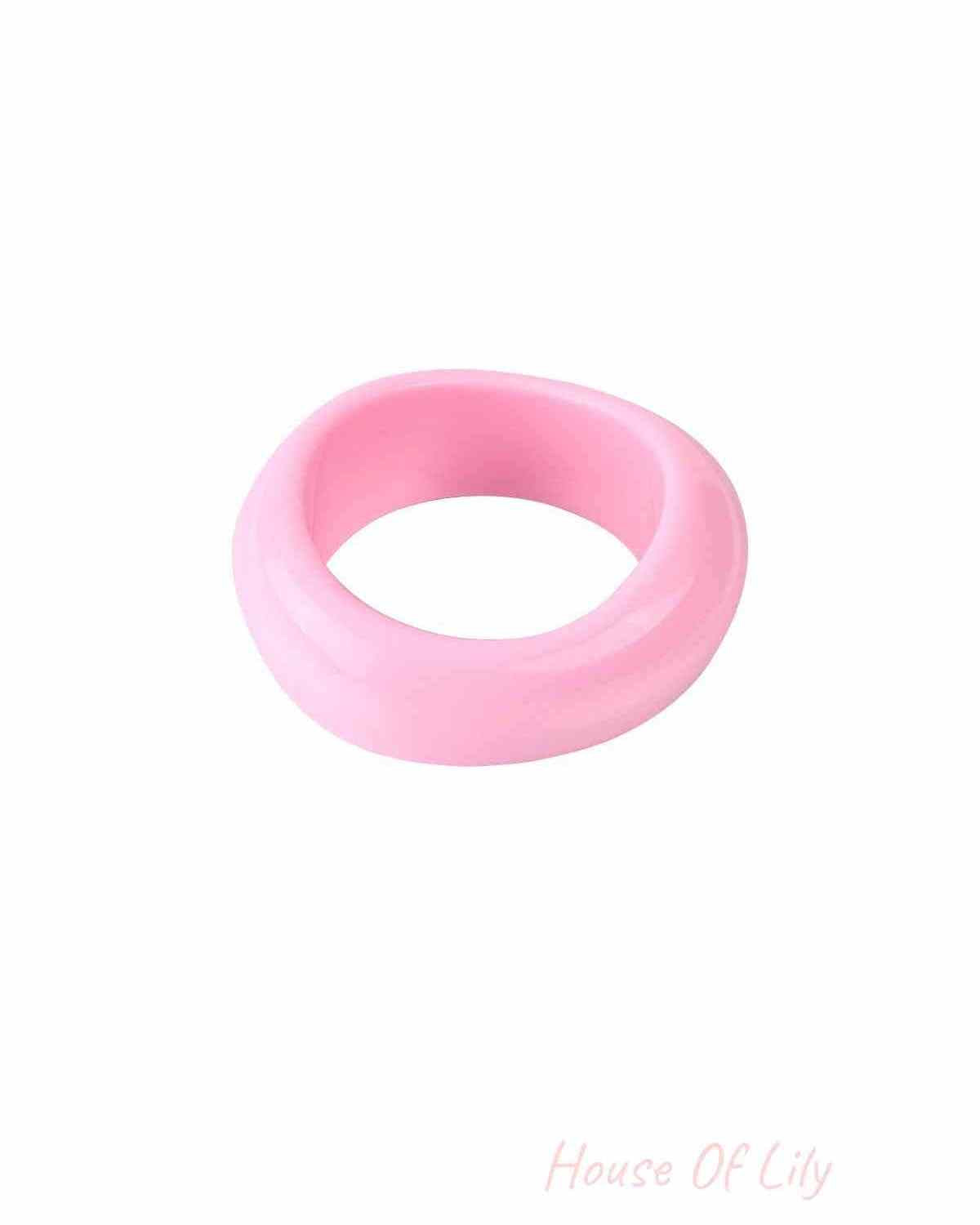 Acrylic aesthetic bangle
