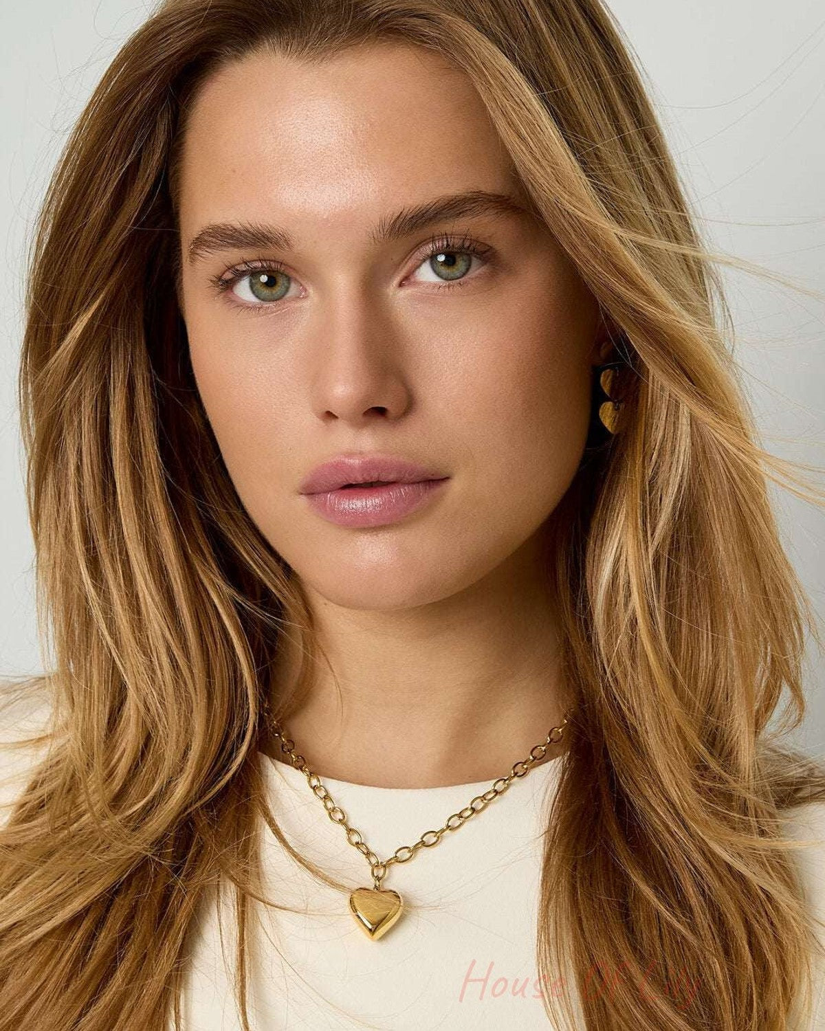 Stainless Steel Pendant necklaces Heart Casual Daily Simple Series Women's jewelry