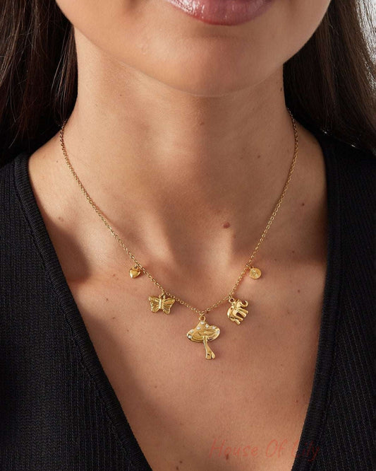 charm necklace angel energy