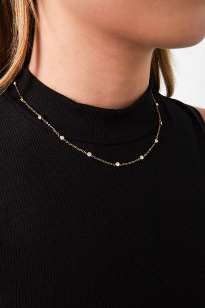 diamond whisper necklace