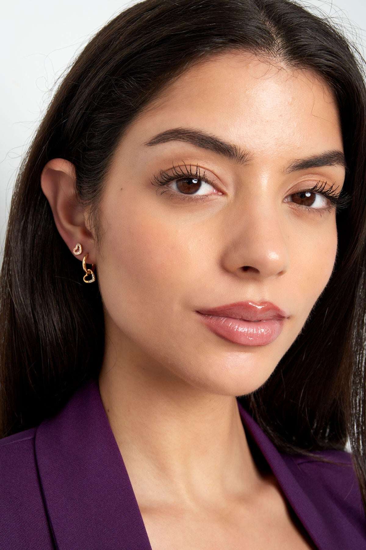 small heart earrings