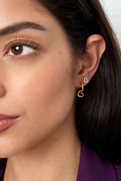 small heart earrings