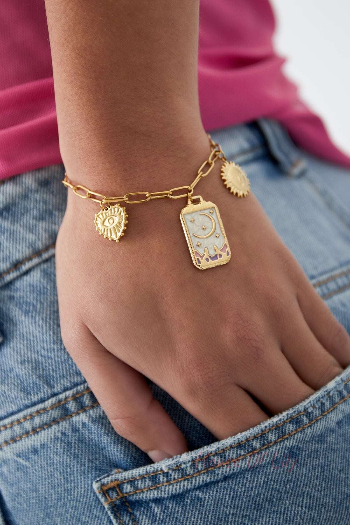 charm bracelet magic moon