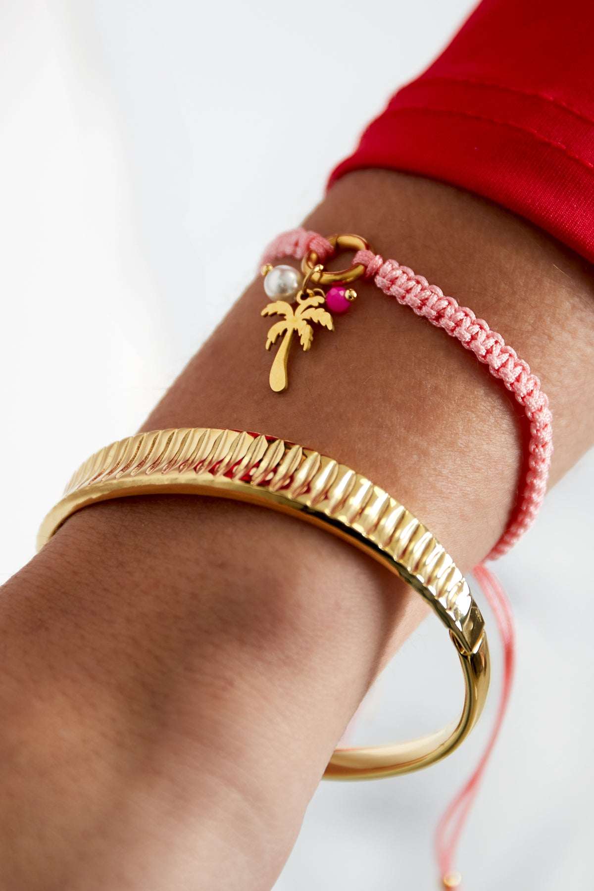 palm paradise bracelet - orange and 