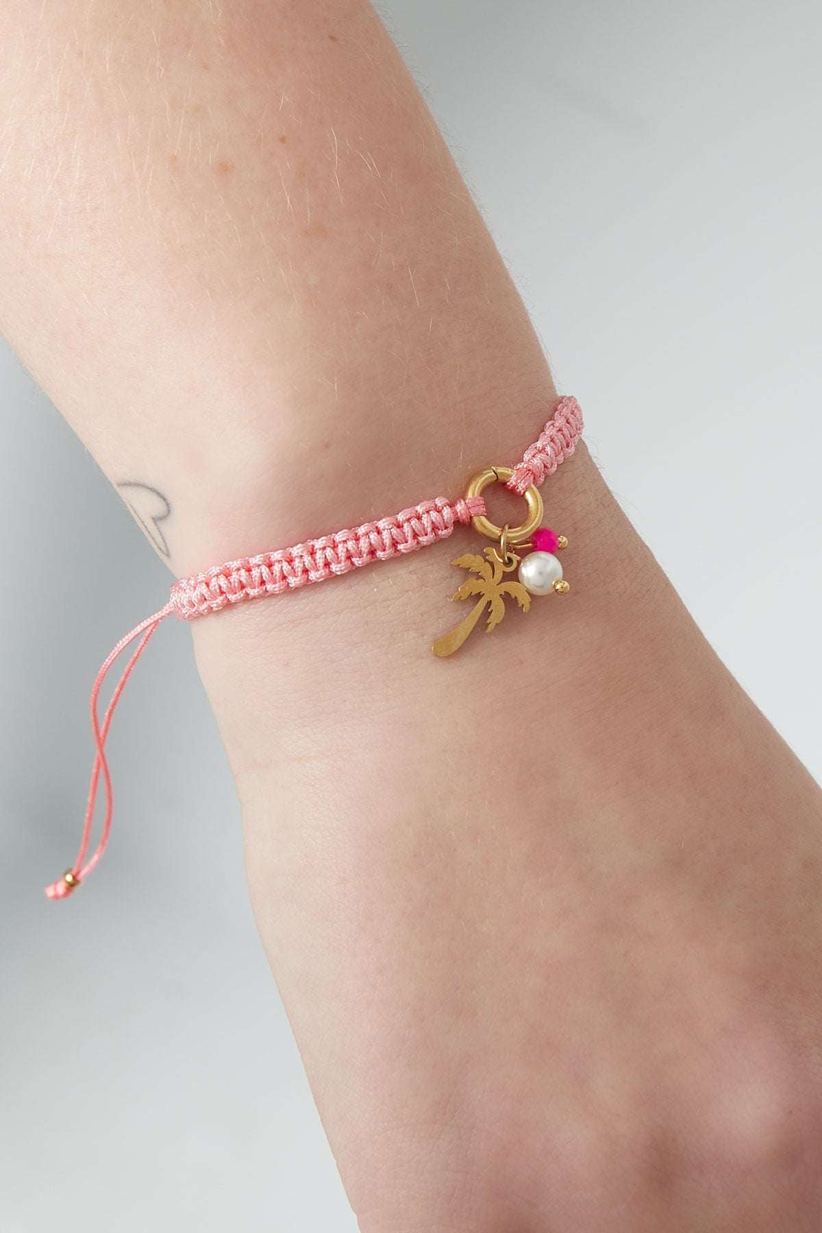 palm paradise bracelet - orange and 