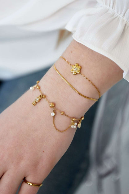 flower love bracelet