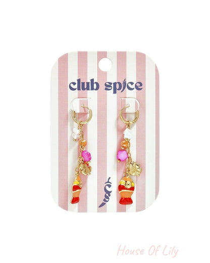 Stainless Steel Dangle Earrings Fish Vacation Daily Romantic Series Women's jewelry