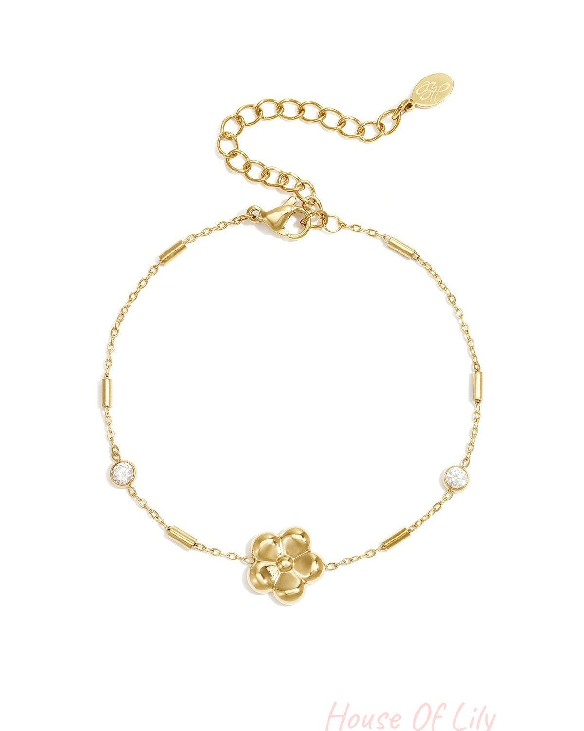 Elegant Zircon Charm Bracelet for Women