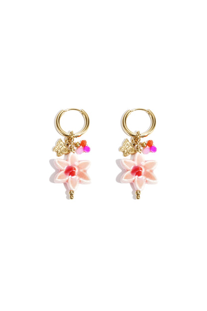 earrings magic flower