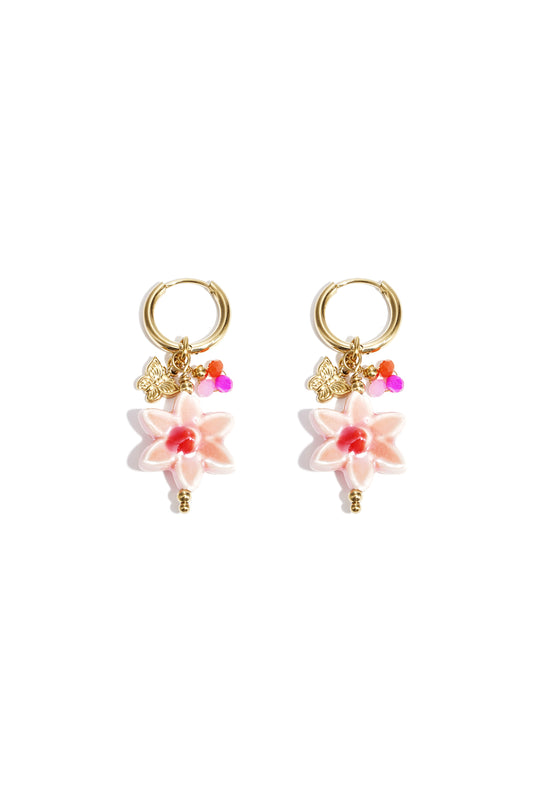 earrings magic flower