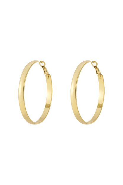 Basic Hoop earrings thick