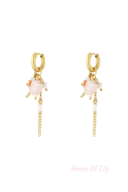 Elegant Gold Drop Earrings for Spring/Summer