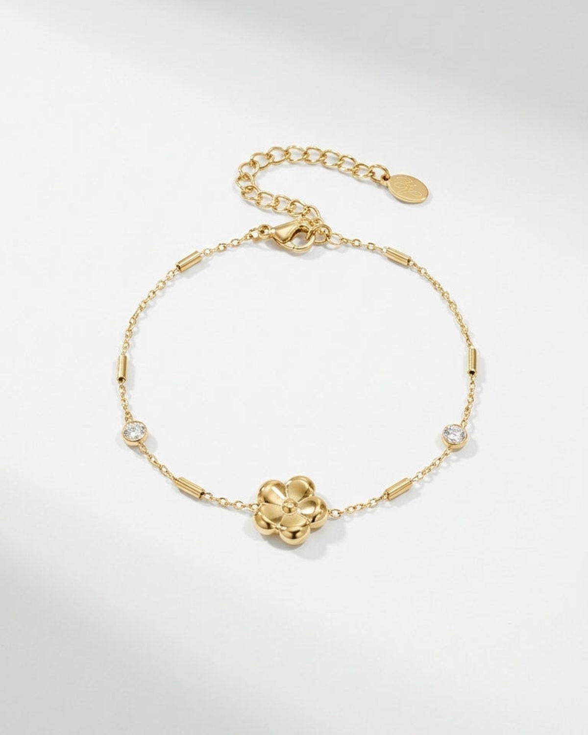 Zircon Flower Bracelet