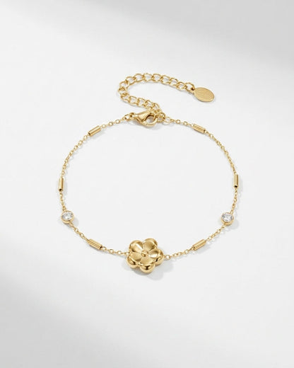 Zircon Flower Bracelet