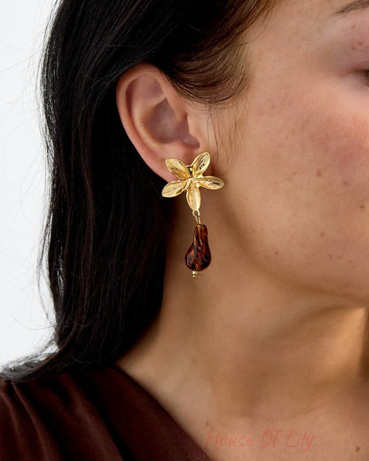 Elegant Gold Drop Earrings for Women - Casual & Statement