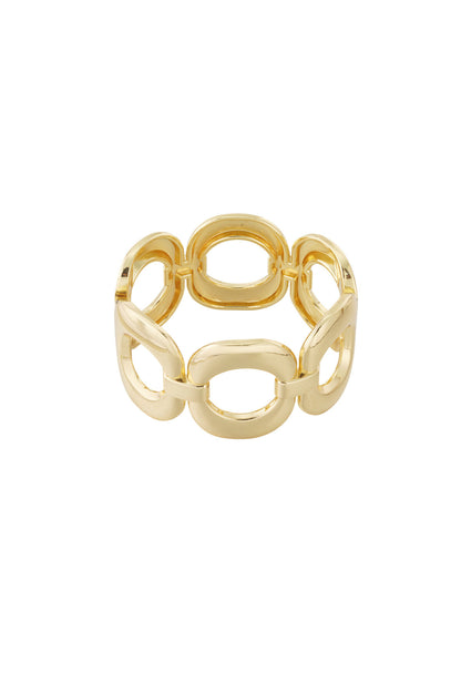 Open oval bangle