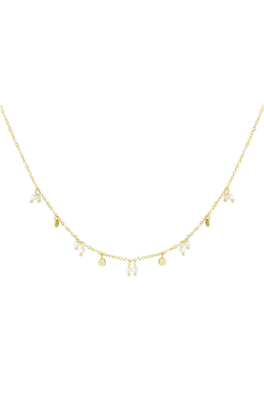 necklace pearls and charms