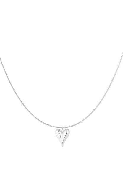 Ball necklace with iconic heart medium
