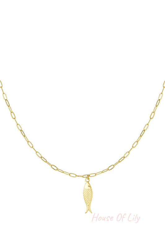 fish charm necklace