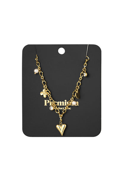sparkling love necklace