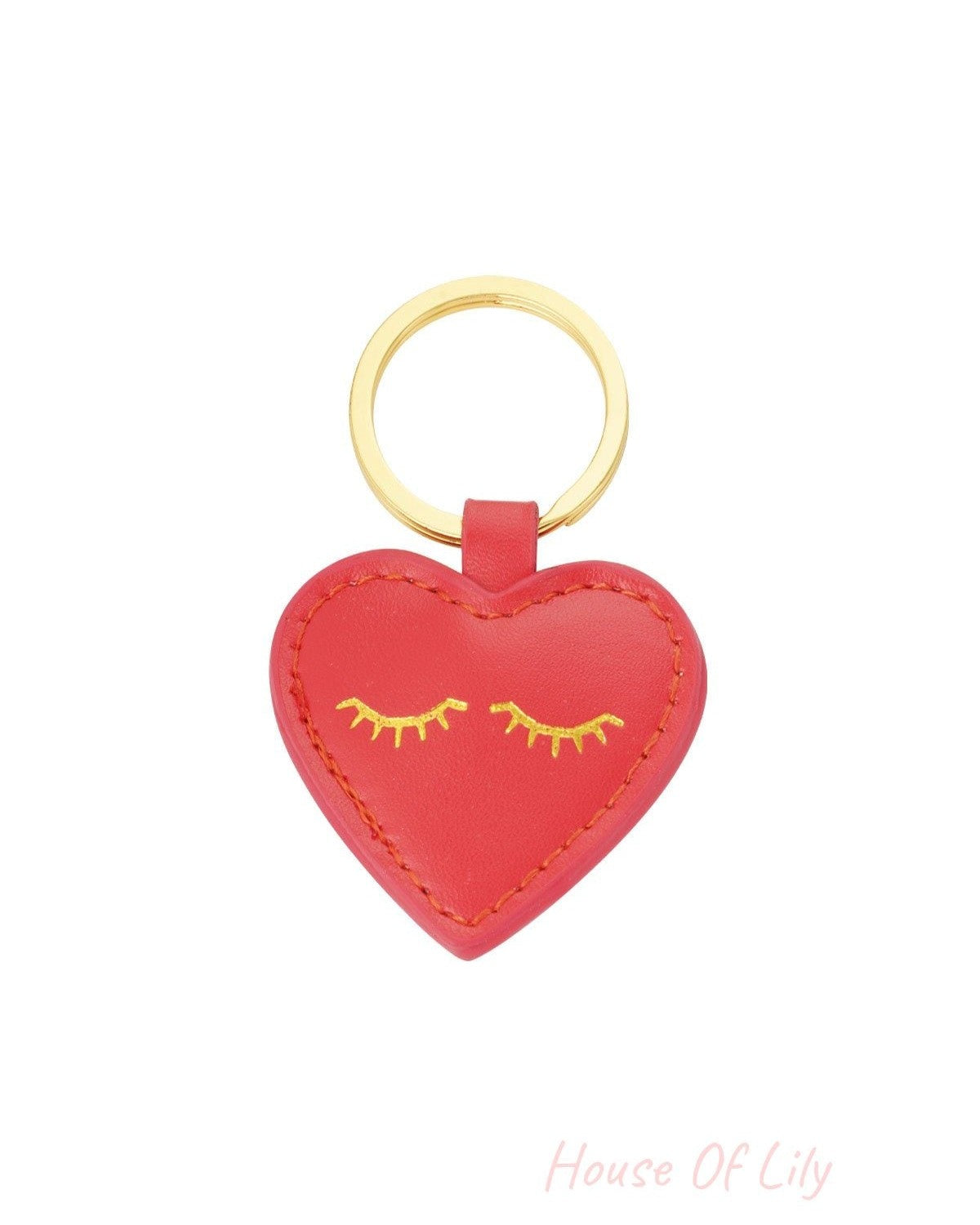 Stylish PU Leather Keychain in Multiple Colors