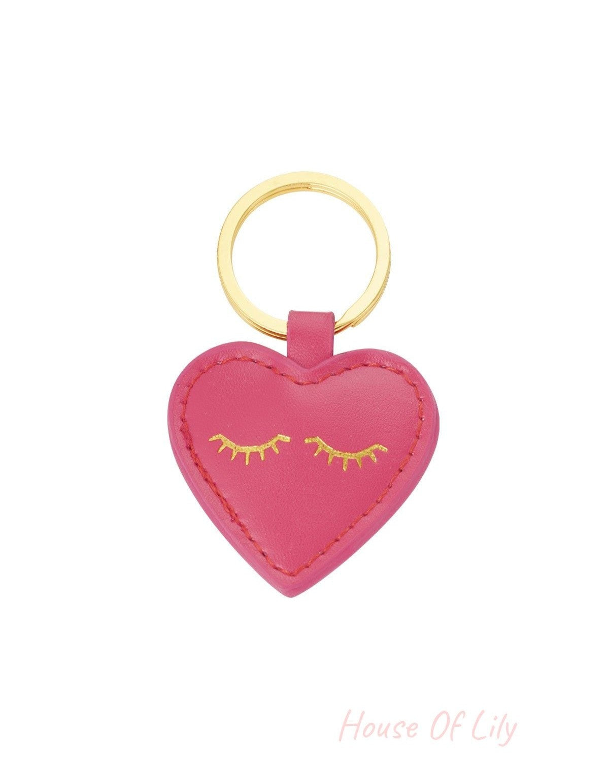 Stylish PU Leather Keychain in Multiple Colors