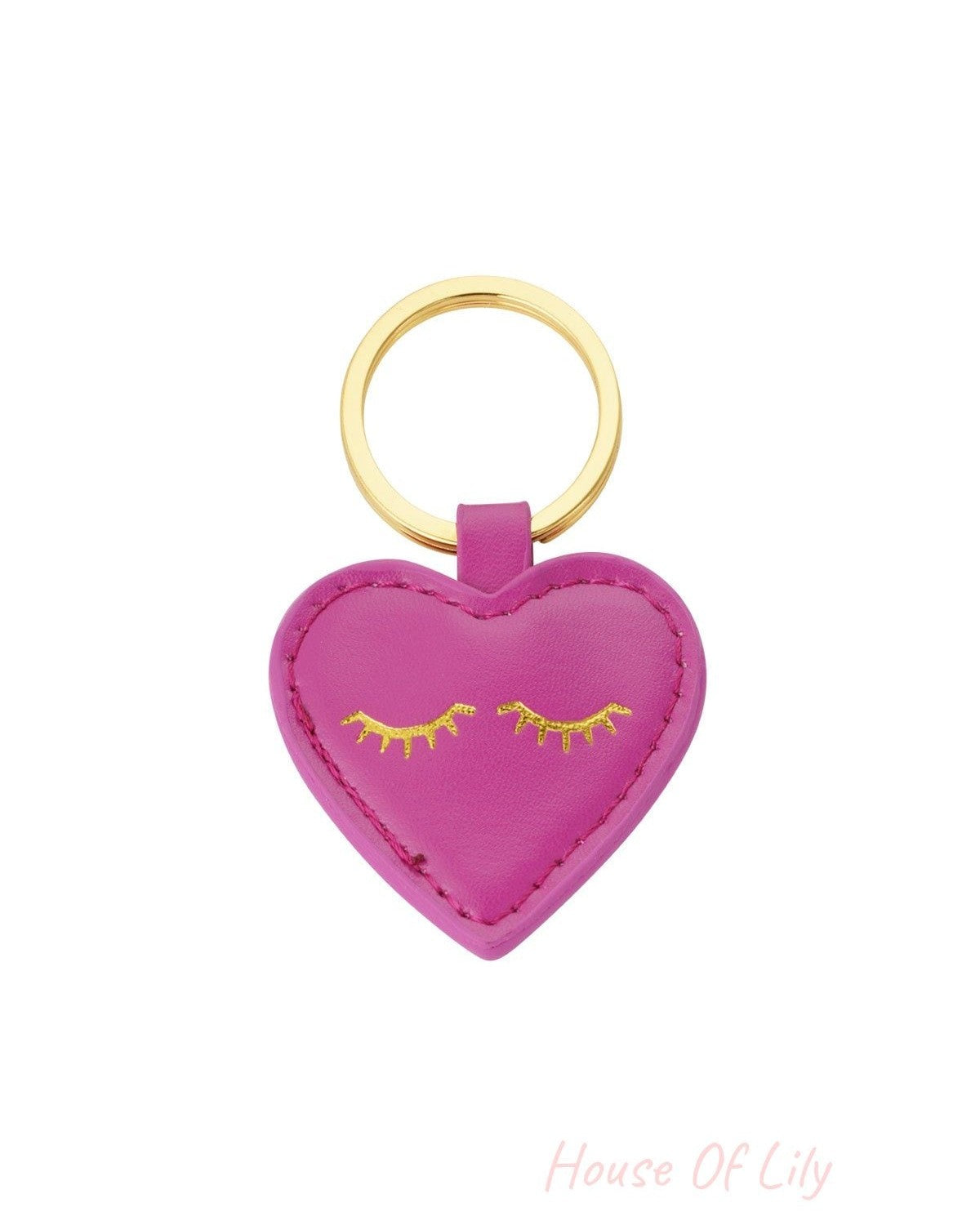 Stylish PU Leather Keychain in Multiple Colors