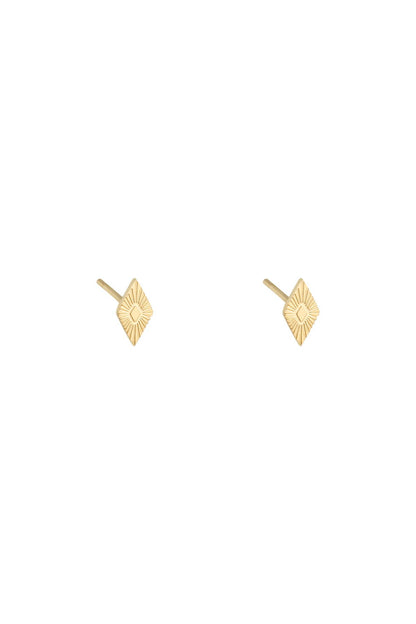 Earrings Small Copper Gold Color Stainless Steel