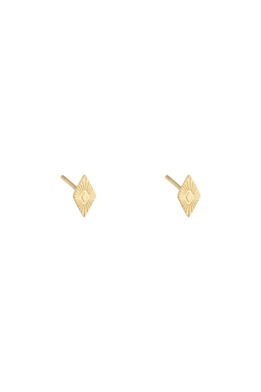 Earrings Small Copper Gold Color Stainless Steel