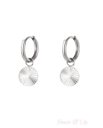 stainless steel earrings circle 