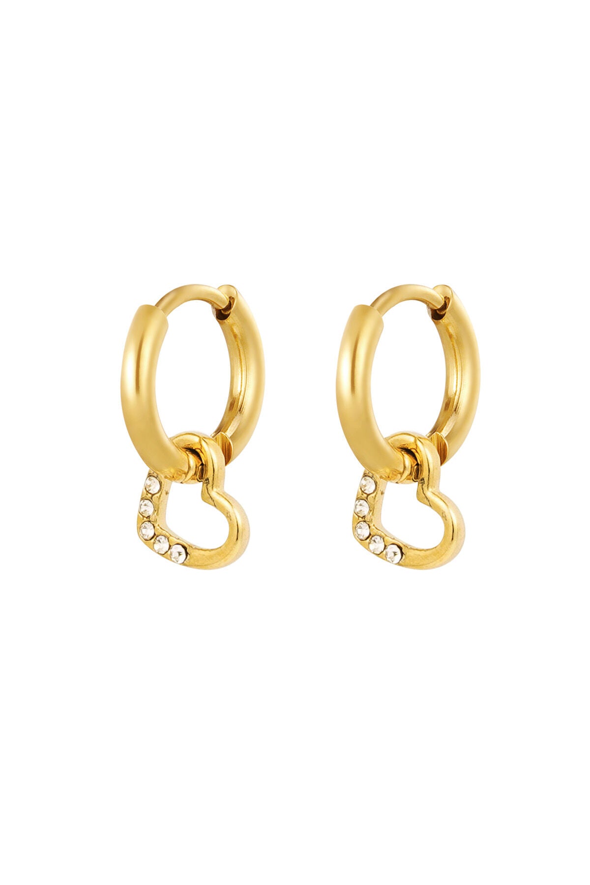 small heart earrings