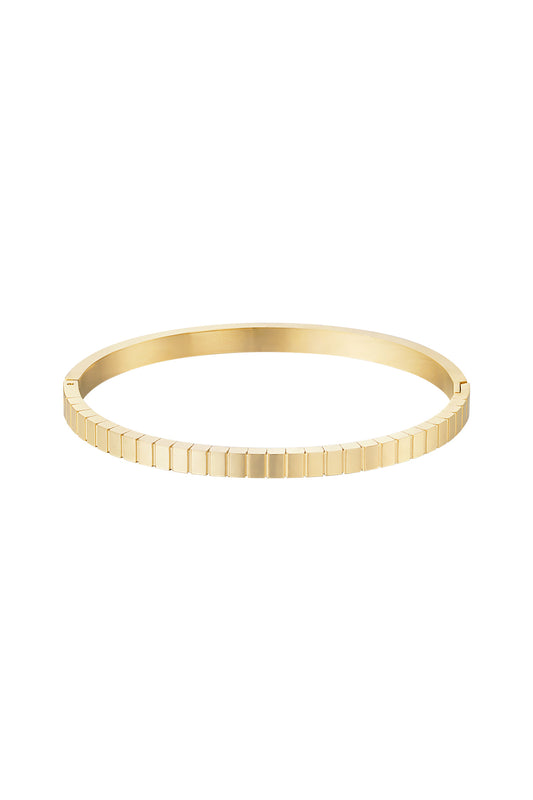 Slave bracelet stripes - Silver Color color