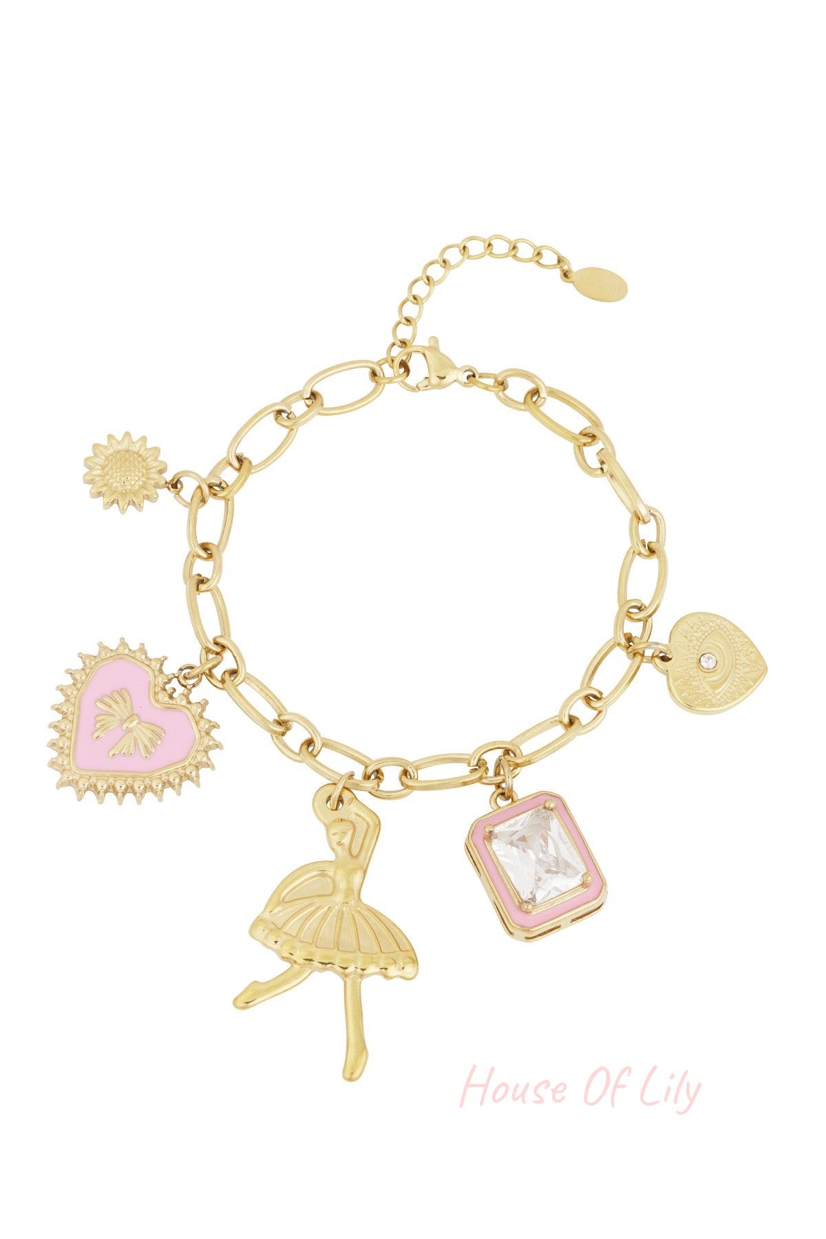 charm bracelet colorful dancer