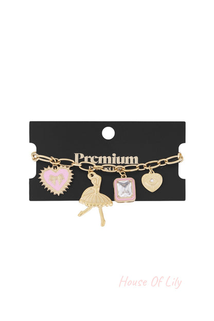 charm bracelet colorful dancer
