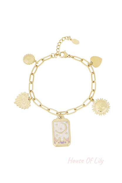 charm bracelet magic moon