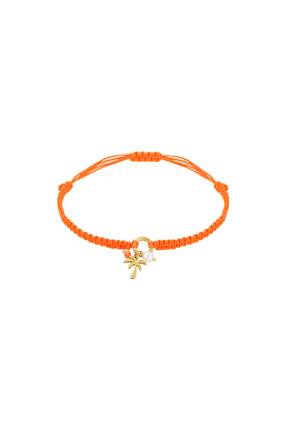 palm paradise bracelet - orange and 