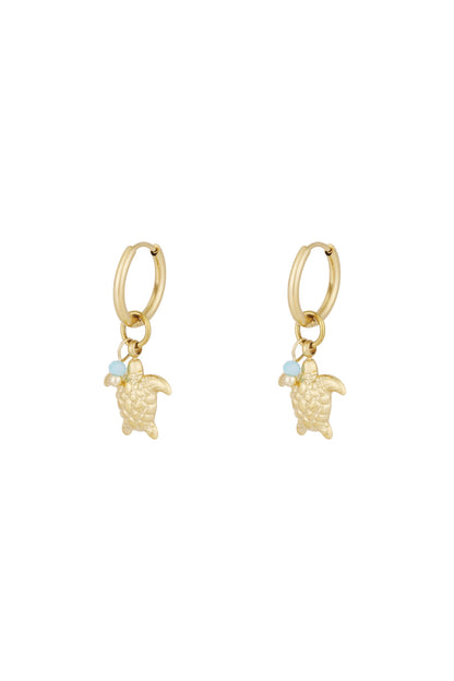 earrings with turtle