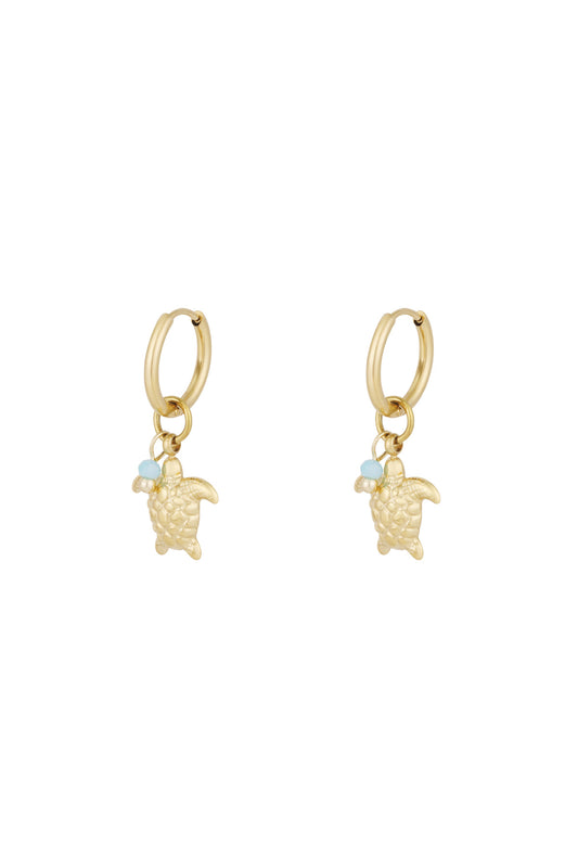earrings with turtle