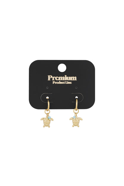 earrings with turtle